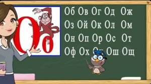 Букварь для детей. Учимся читать слоги и слова на буквы от А до Я. Тренажер по чтению. Учим читать.
