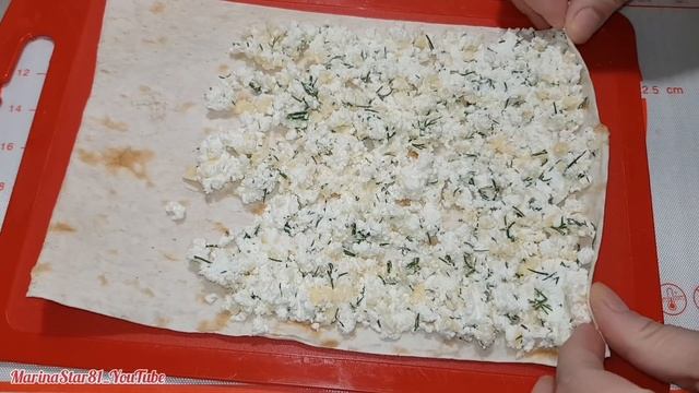 Даже не успевала снимать со сковородки ? Минутный Завтрак из ЛАВАША ? РУЛЕТИКИ с СЫРОМ и ТВОРОГОМ