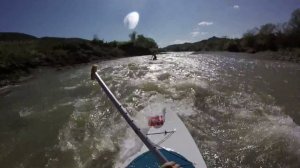 Сплав на сапе по реке Техури.