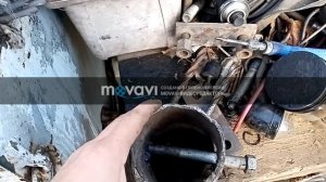 Вытаскивание гильзы из двигателя газ 21