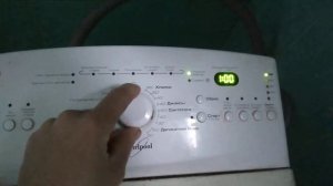 Whirlpool AWE7515/1 не запускается, глюки в отображении времени программы стирки