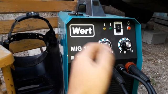 Как настроить полуавтомат WERT MIG 120 ? смотреть онлайн