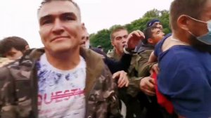 Защита куштау 15.08.2020. ОМОН против народа