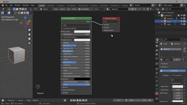 41. Blender. Shader Editor (Материалы) смотреть онлайн