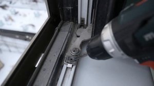 Снимаем створку Schüco (Шуко)