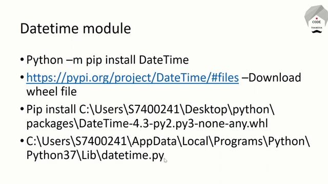 Python Module Installation/Usage | Python Tutorial in Tamil #7