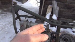 ДЕЛАЮ СНЕГОХОД ГИБРИД "БУРАН-УРАЛ" (часть вторая)