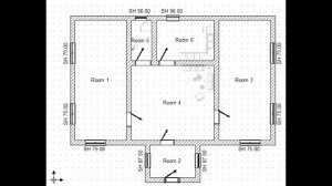 Накшаи хона /проект дома 6х11 хонаи одди