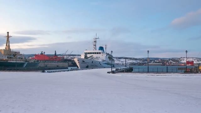 Ночной Мурманск {Красота нереальная} смотреть онлайн