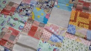 Одеяло из лоскутков. Полезные лайфхаки.