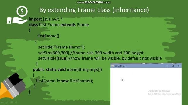 Creating Window using Applet and Frame in AWT – смотреть онлайн видео ...