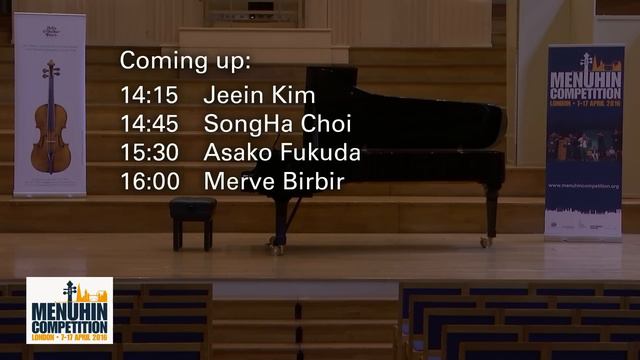 Menuhin Competition London 2016: Senior First Round part 2