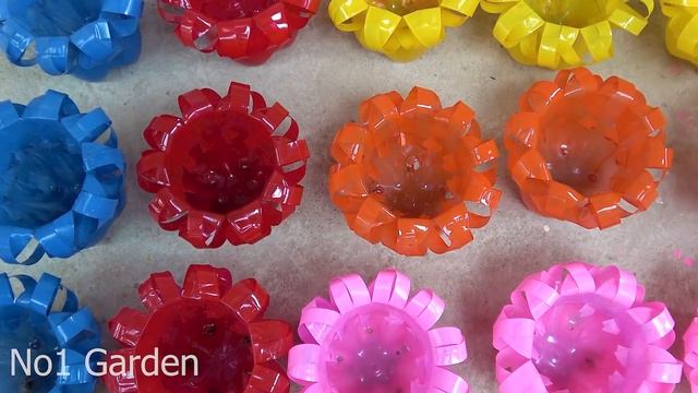 Plastic Bottles Recycle To Make Spiral Hanging Flower Pots For Garden | Vertical Garden смотреть онлайн