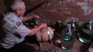 Доля Ангелов15 литровой бочке.в подвале, за 1 месяц