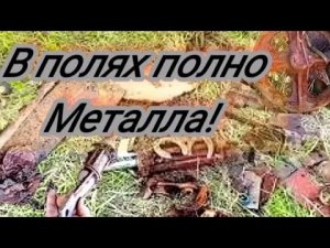 Металлокоп на полях, коп металла.