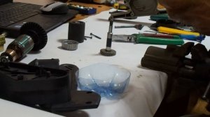 Замена подшипников ленточной шлифмашинки INTERSKOL