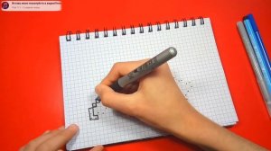 КАК НАРИСОВАТЬ НОЖ КЕРАМБИТ ИЗ КС:ГО ПО КЛЕТОЧКАМ \\ рисунки по клеточкам оружие из кс:го пиксельар