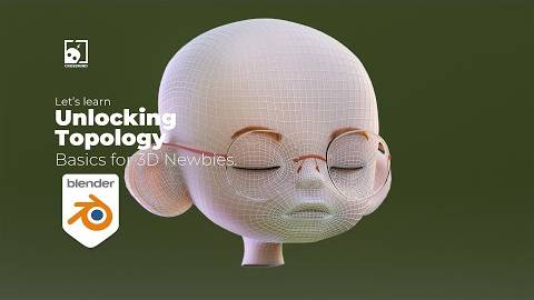 01. Unlocking TopologyBasics For 3D Newbies - #blender  #3d