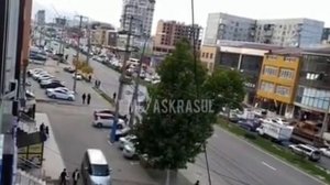 Махачкала. Кортеж Рамзана Кадырова в Дагестане 2021