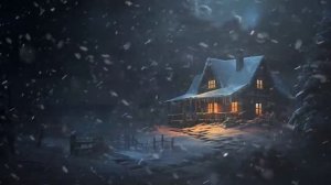 Звуки снежной бури для сна❄10 часов зимней метели, завывания ветра и сильного снегопада?