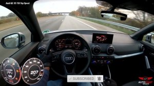 Audi Q2 35 TDI 150 hp  - POV TOP SPEED DRIVE