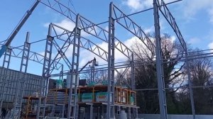 изготовление ферм из профильной трубы. 17.5м #фермы