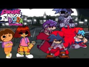 Friday Night Funkin' VS Dora The Explorer & Lyrics (FNF Mod) (Dora Marquez)