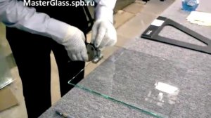 Угловой вырез на стекле (Резка Стекла от Эдуарда)
