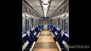 Старые вагоны метро.