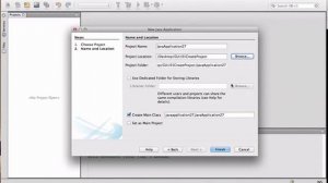 GUI JAVA NetBeans Step 01-Create New Project