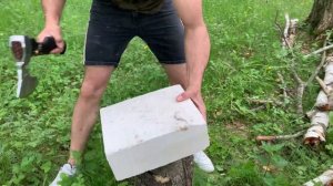 Тест нашего топора охотник У8.