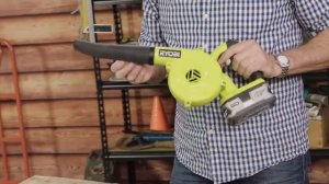 RYOBI: 18V ONE+ Workshop Blower (R18TB-0) reviewed by Barry Du Bois.