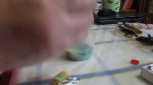 Декупаж бутылки трафаретом      № 12