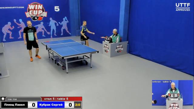 08:30 Плющ Павел 3-0 Кубрак Сергей стол 5 ЮГ-2 04.11.20 смотреть онлайн