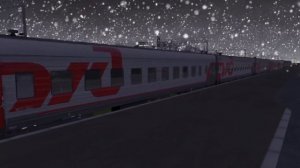 Прибытие поезда 101/102 Нижневартовск - Пенза на станцию Сургут #trainz12