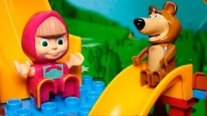 Видео про игрушки - Катание на горке.  лучшие мультфильмы для детей на русском.mp4