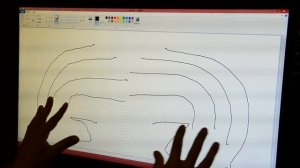 MSI AG2712 Gaming All-in-One PC-觸控測試-十指