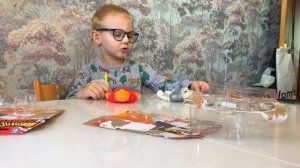 Распаковка Игрушки-тягун 1Toy. Игрушки MONSTER FLEX COMBAT король скелетов