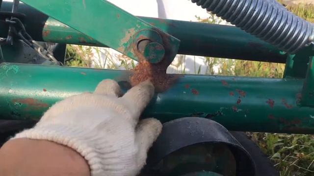 Грабли ворошилки для минитрактора из Польши. Грабли сеноворошилки PZ-240. смотреть онлайн