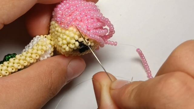 Волосы. Флаттершай из бисера. Амигуруми. Мастер класс. смотреть онлайн