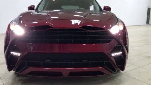 Infiniti DRACO полная перекраска в кэнди BLOODY RUBY