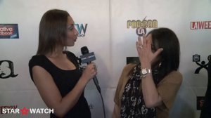 Marina Sirtis red carpet interview at 2012 ITV FEST Awards