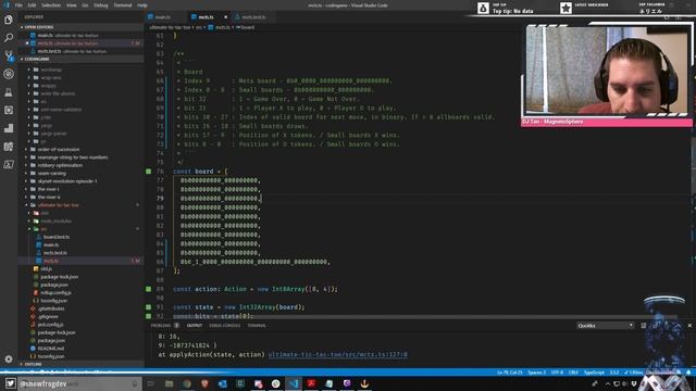 #100DaysOfCode Making an Ultimate-Tic-Tac-Toe bot to compete on codingame.com
