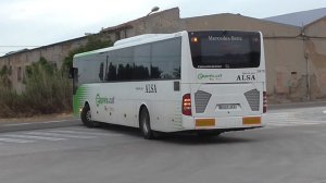 Alsa - Mercedes Benz Tourismo RH Nº3670 de Expres . cat saliendo de Mollerusa