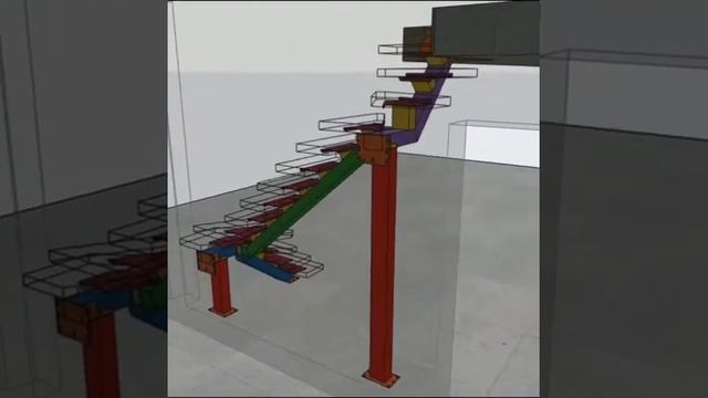 Проект металлической лестницы Ивановское