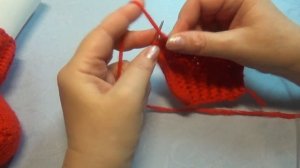 Вязание спицами женские носки на двух спицах #93