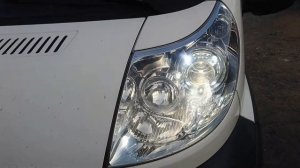 Тюнинг фар пежо боксер, линзы стиль порш