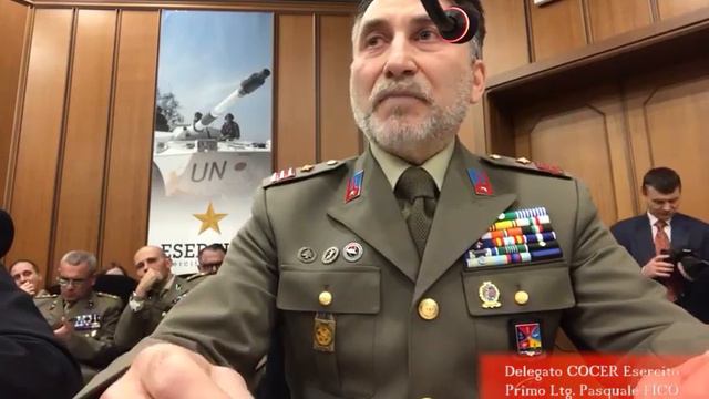 intervento delegato COCER FICO Pasquale al Ministro della Difesa GUERINI смотреть онлайн