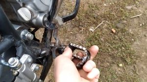 Переделка подножек. Motoland 250 XR LITE