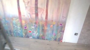 Как клеить фреску ч 2